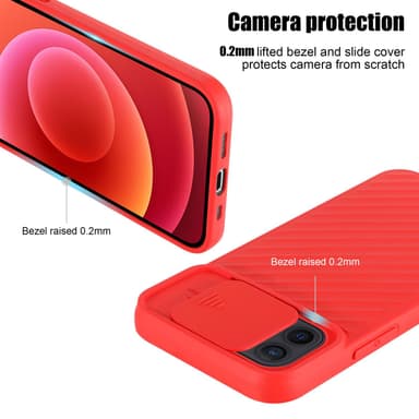 iPhone 12 MINI Case Suojakuori Cover (Vaaleanpunainen)