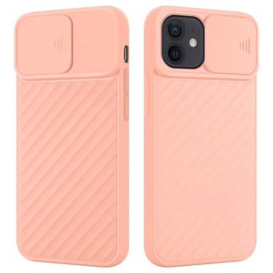 iPhone 12 MINI Case Suojakuori Cover (Vaaleanpunainen)