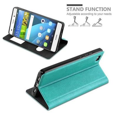 Lompakkokotelo Huawei P8 LITE 2015 Case (Turkoosi)