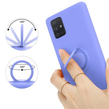 Samsung Galaxy A71 4G Suojakuori Kotelo (Violetti)