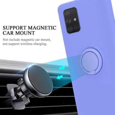 Samsung Galaxy A71 4G Suojakuori Kotelo (Violetti)