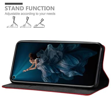 Honor 20 PRO Suojakuori Lompakkokotelo (Punainen)