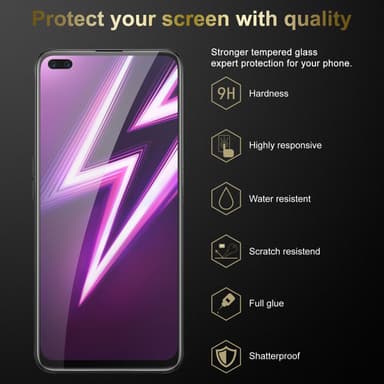 Realme 6 PRO Näytönsuoja Karkaistu lasi Suojakalvo