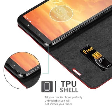 Motorola MOTO E5 PLAY Suojakuori Lompakkokotelo