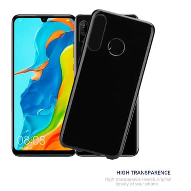 Huawei P30 LITE Suojakuori Kotelo (Musta)