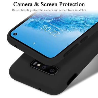 Samsung Galaxy S10e Suojakuori Kotelo Case (Musta)