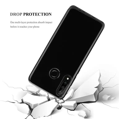 Huawei P30 LITE Suojakuori Kotelo (Musta)