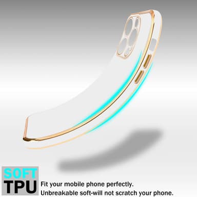 iPhone 15 PRO MAX Suojakuori Cover (Valkoinen)