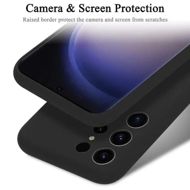 Samsung Galaxy S23 ULTRA Suojakuori Kotelo (Musta)