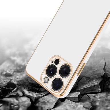 iPhone 15 PRO MAX Suojakuori Cover (Valkoinen)