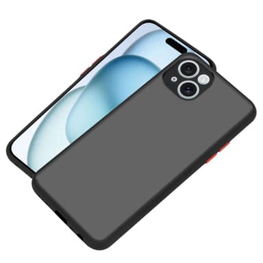 iPhone 15 PLUS Suojakuori Kotelo (Musta)