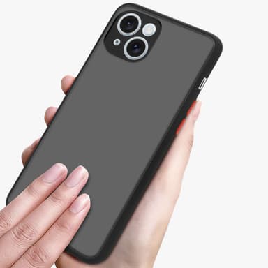 iPhone 15 PLUS Suojakuori Kotelo (Musta)