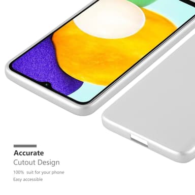 Samsung Galaxy A13 5G Suojakuori Kotelo (Hopea)