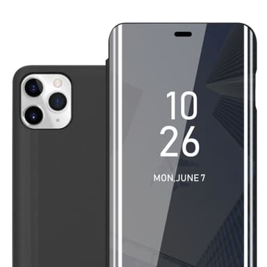 Suojakuori iPhone 11 PRO MAX Lompakkokotelo (Musta)