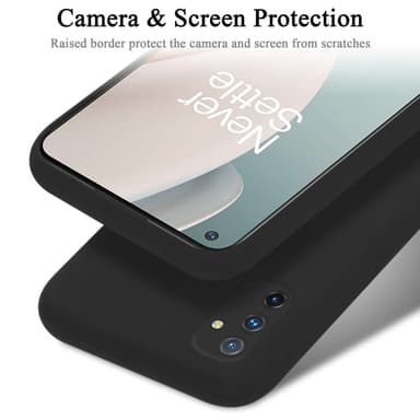 OnePlus Nord N100 Suojakuori Kotelo Case (Musta)