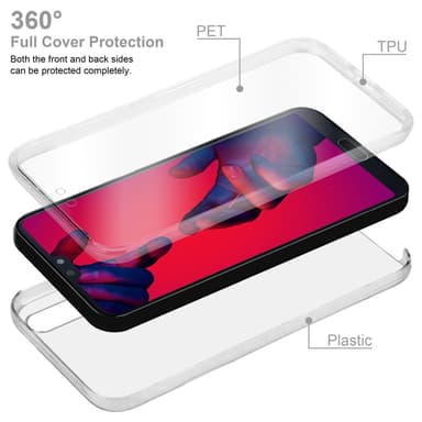 Huawei P20 PRO / P20 PLUS Suojakuori Cover (Läpinäkyvä)
