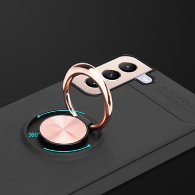 Samsung Galaxy S21 PLUS Suojakuori Kotelo (Musta)