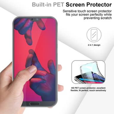 Huawei P20 PRO / P20 PLUS Suojakuori Cover (Läpinäkyvä)