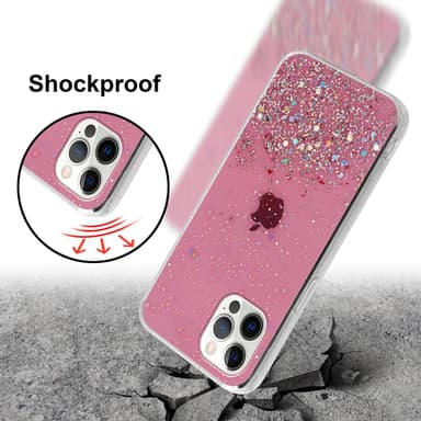 iPhone 12 / 12 PRO Suojakuori Kotelo (Vaaleanpunainen)
