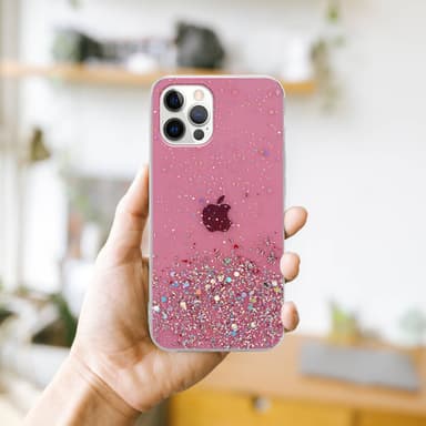 iPhone 12 / 12 PRO Suojakuori Kotelo (Vaaleanpunainen)