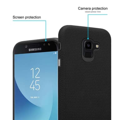 Samsung Galaxy J7 2017 Suojakuori Kotelo (Musta)