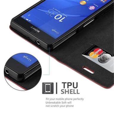 Sony Xperia Z3 COMPACT Suojakuori Lompakkokotelo