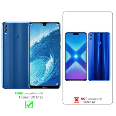 Honor 8X MAX Suojakuori Universaali (Musta)
