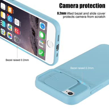 iPhone 6 / 6S Case Suojakuori Cover (Turkoosi)