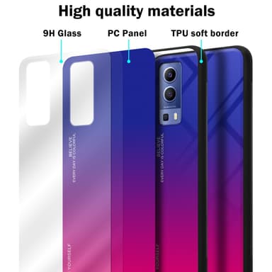 Suojakuori Vivo Y52 5G / Y72 5G Kotelo (Musta)
