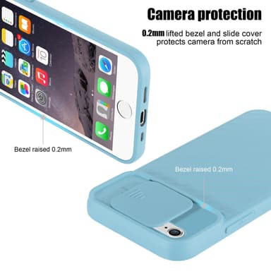 iPhone 6 / 6S Case Suojakuori Cover (Turkoosi)
