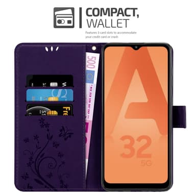Samsung Galaxy A32 5G Suojakuori Lompakkokotelo