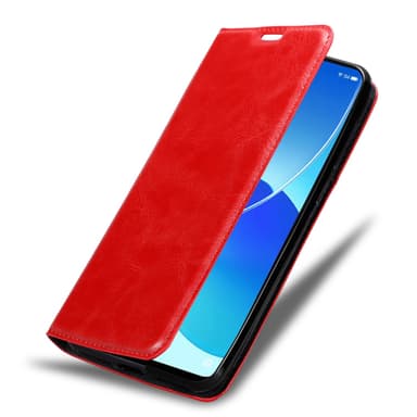 Oppo Reno6 5G Suojakuori Lompakkokotelo (Punainen)