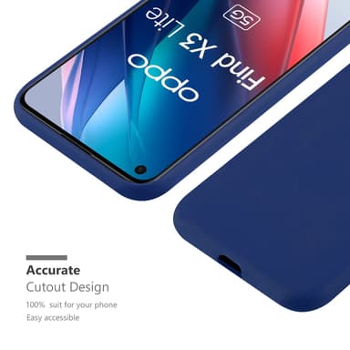 Suojakuori Oppo FIND X3 LITE Kotelo (Sininen)