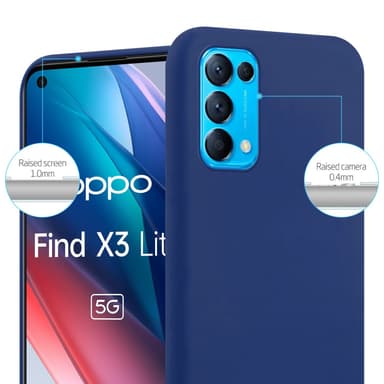 Suojakuori Oppo FIND X3 LITE Kotelo (Sininen)