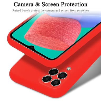 Samsung Galaxy M33 5G Suojakuori Kotelo (Punainen)