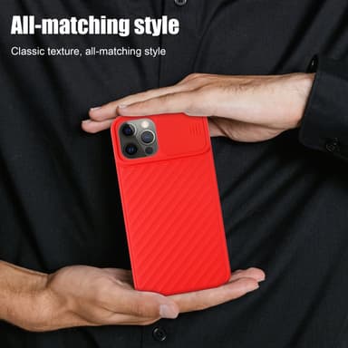 iPhone 13 PRO MAX Case Suojakuori Cover (Punainen)