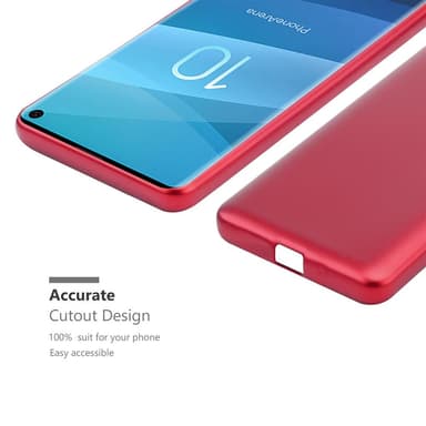 Samsung Galaxy S10 4G Suojakuori Kotelo (Punainen)