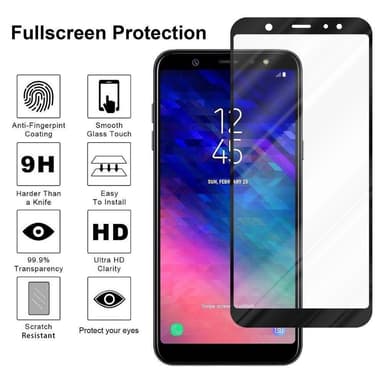 Samsung Galaxy A6 2018 Suojakalvo Karkaistu lasi