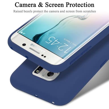 Samsung Galaxy S6 EDGE PLUS Suojakuori Kotelo (Sininen)