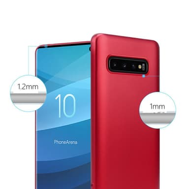 Samsung Galaxy S10 4G Suojakuori Kotelo (Punainen)