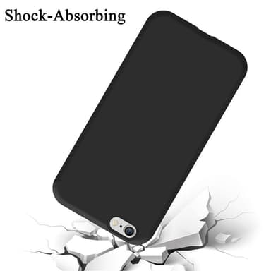 iPhone 6 / 6S Suojakuori Kotelo Case (Musta)