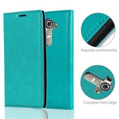 LG G4 / G4 PLUS Suojakuori Lompakkokotelo (Turkoosi)