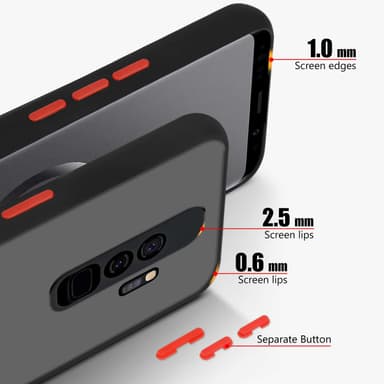 Samsung Galaxy S9 PLUS Suojakuori Kotelo (Musta)