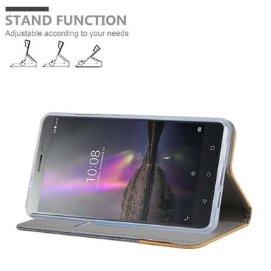 Lenovo P2 Suojakuori Lompakkokotelo (harmaa)