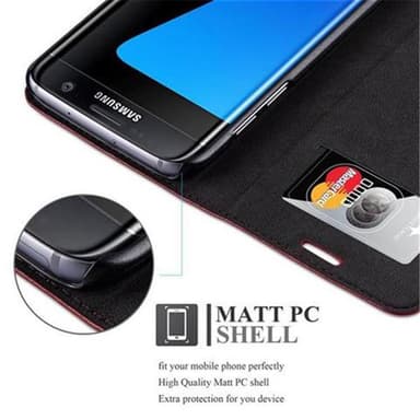 Samsung Galaxy S7 EDGE Suojakuori Lompakkokotelo