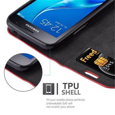 Samsung Galaxy J1 MINI Suojakuori Lompakkokotelo