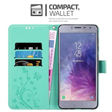 Samsung Galaxy J4 2018 Suojakuori Lompakkokotelo