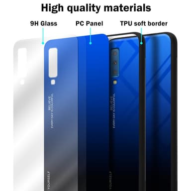 Suojakuori Samsung Galaxy A7 2018 Kotelo (Musta)