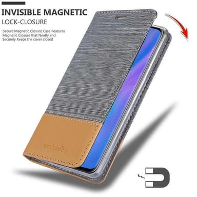 Huawei P30 PRO Suojakuori Lompakkokotelo (harmaa)
