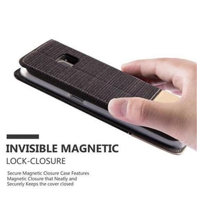 Samsung Galaxy S7 Suojakuori Lompakkokotelo (harmaa)